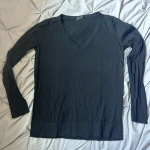 Club Monaco Knit V-neck Sweater black